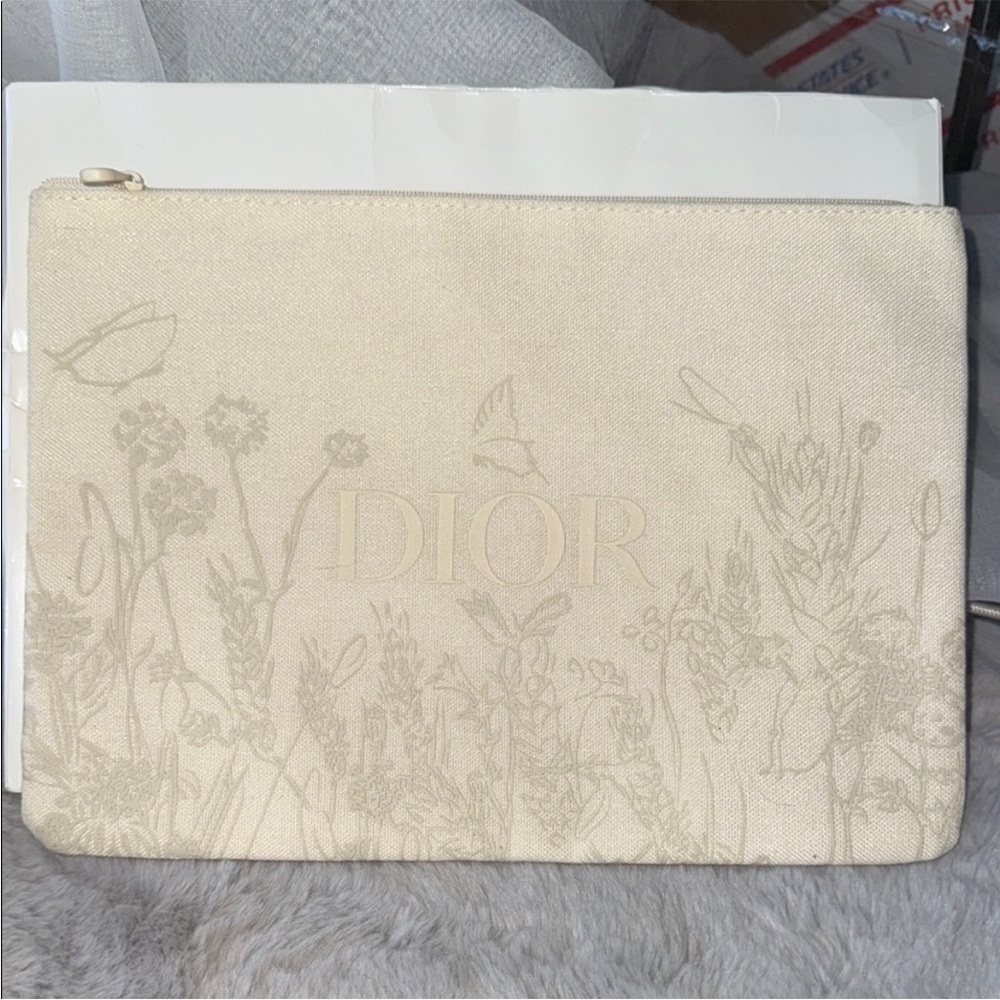 Dior GWP Canvas Beauty Pouch